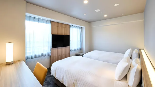 غرفة سوبيريور بسريرين منفصلين في المبنى الرئيسي، HOTEL ELCIENT KYOTO 1/1