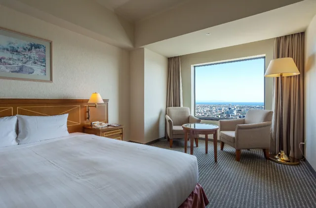 Standard, Double Bed, Night View، Hotel Grand Hills Shizuoka (ex Hotel Century Shizuoka) 1/1