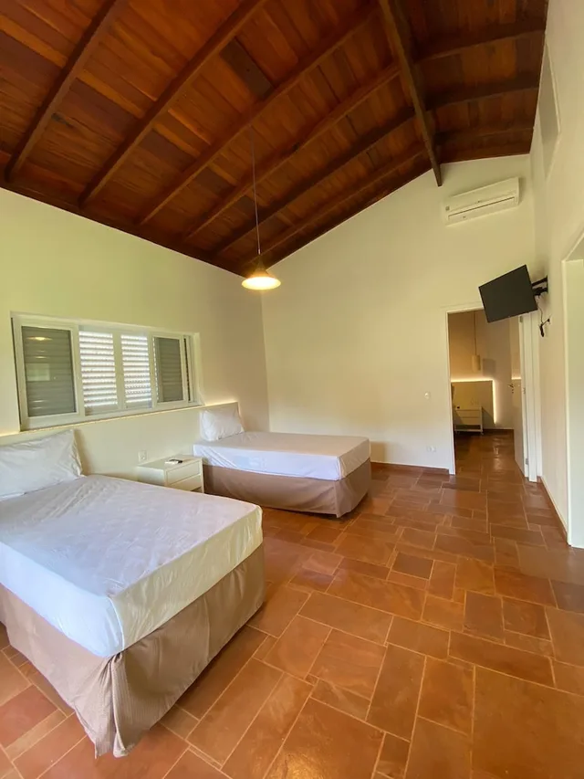 شاليه بريميوم بإطلالة على الحديقة، Vale das Aguas Fazenda Resort 3/8