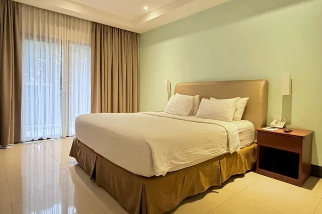 غرفة ديلوكس بسرير كوين، Thongs Inn Kualanamu Transit Hotel 5/9