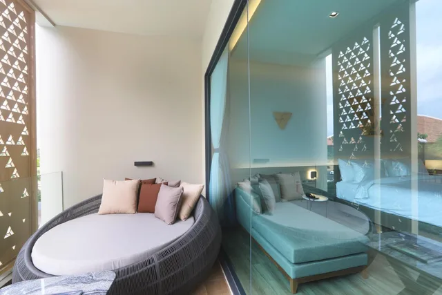 جناح بسرير كينج بإطلالة على المسبح، The Signature Hotel Airport 5/10