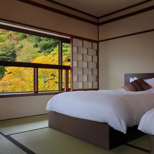 غرفة قياسية بسريرين منفصلين، Omiya Ryokan 5/5