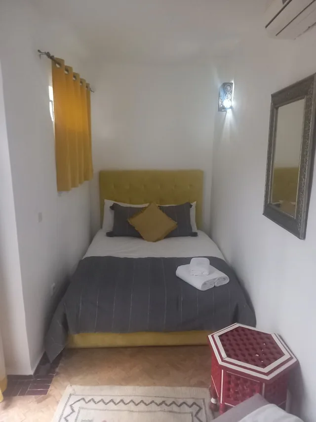 غرفة قياسية مفردة بسرير فردي، Riad Les Jardins des Lilas 1/2
