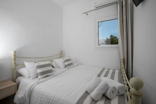 غرفة عائلية بإطلالة على الحديقة بغرفتي نوم، Acrogiali Beach Hotel 3/8