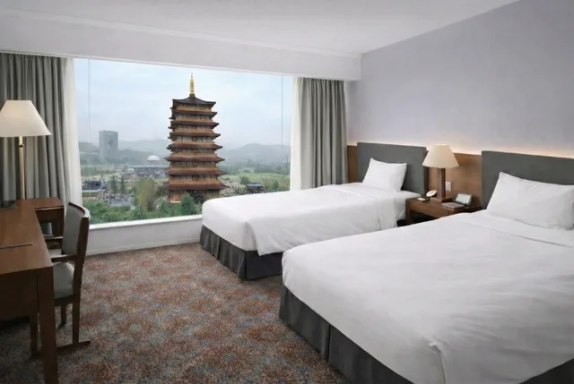 Sky, Deluxe, 1 Double and 1 Single Bed, High Floor، The K Hotel Gyeongju 2/2