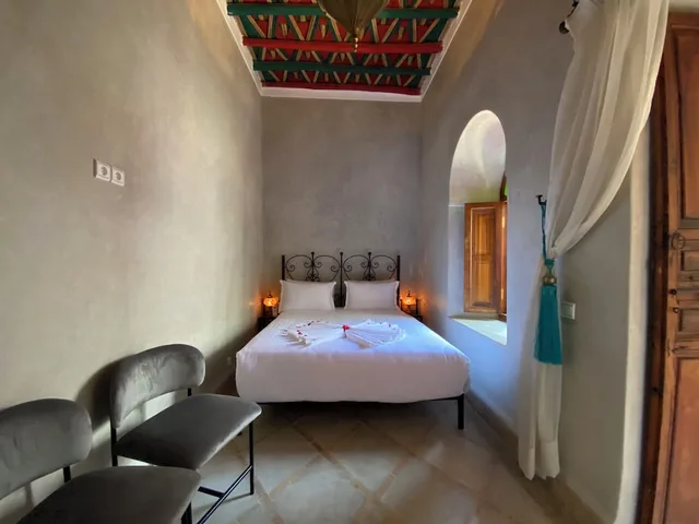 غرفة كومفورت بسرير مزدوج، Riad BAB YACOUT PISCINE and SPA 3/7