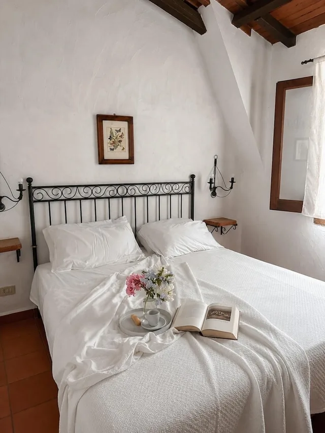 شقة عائلية بسرير مزدوج وسرير فردي بإطلالة على الحديقة بحمام خاص، Agriturismo Villa Cefala 1/4