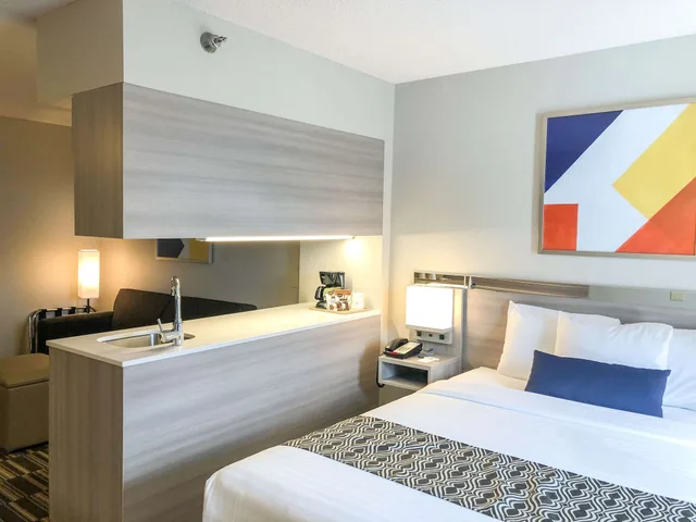 جناح استوديو بسرير كوين، Microtel Inn Suites By Wyndham Eagan St Paul 1/2