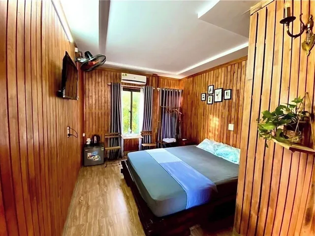 غرفة ديلوكس بسرير كوين بإطلالة على الحديقة، Tam Coc Mandala Villa & Homestay 2/4