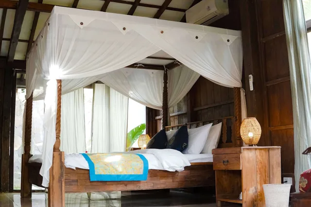 فيلا فاخرة بسرير كينج بغرفة نوم واحدة بمسبح خاص، Antique Sentana Villa Ubud 5/10