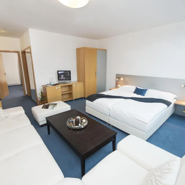 غرفة عائلية، Hotel Blue Garni 2/7