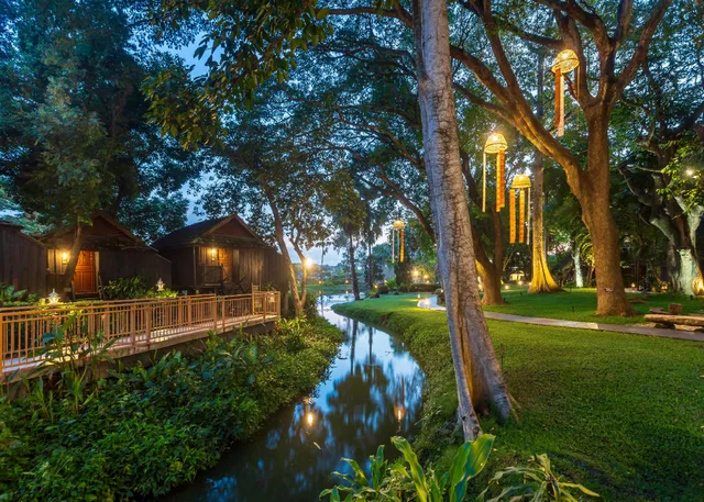 غرفة ديلوكس بشرفة، Lampang River Lodge 1/1