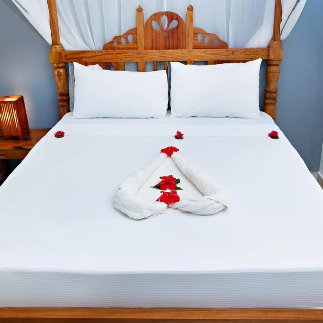 غرفة بسرير مزدوج بإطلالة على الحديقة، Tanzanite Beach Resort 2/2