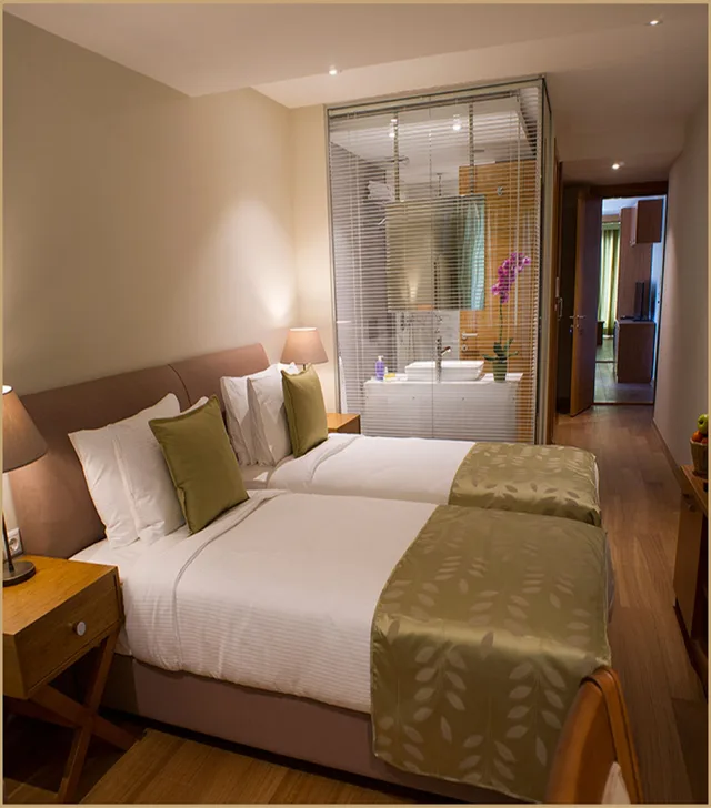 غرفة ديلوكس ثلاثية، Wame Suite Hotel 1/2
