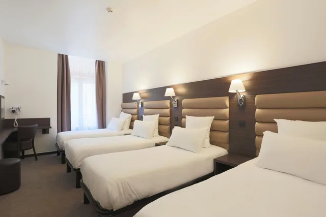 غرفة رباعية بسرير مزدوج، Hotel & Appartements Monsigny Nice 6/10