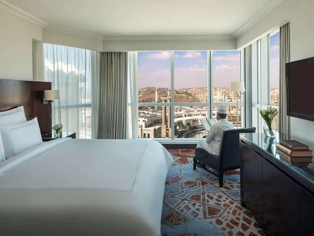 جناح جونيور بإطلالة على الكعبة، فندق مكة سويس أوتيل(Swissotel Makkah) 8/10