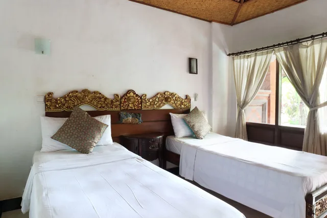 غرفة قياسية بسريرين منفصلين، Pering Bungalow 1/4