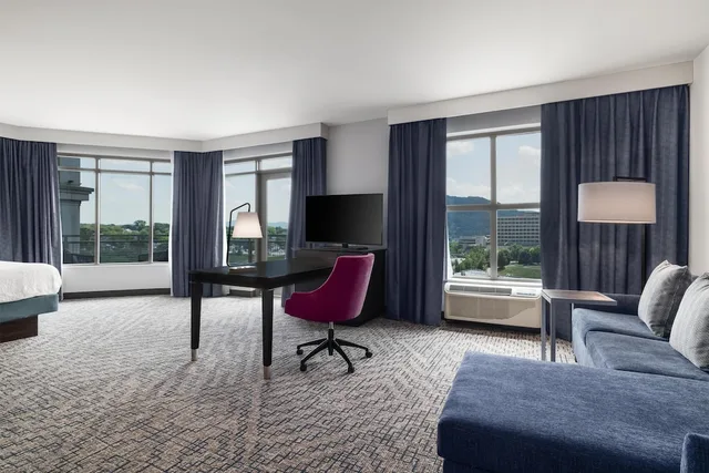 جناح استوديو بسرير كينج لذوي الإعاقة، Hampton Inn And Suites Roanoke-Downtown 4/10