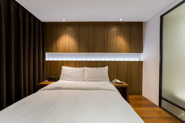 غرفة بريميير بسرير مزدوج، Brown Dot Hotel Incheon Songdo 3/7