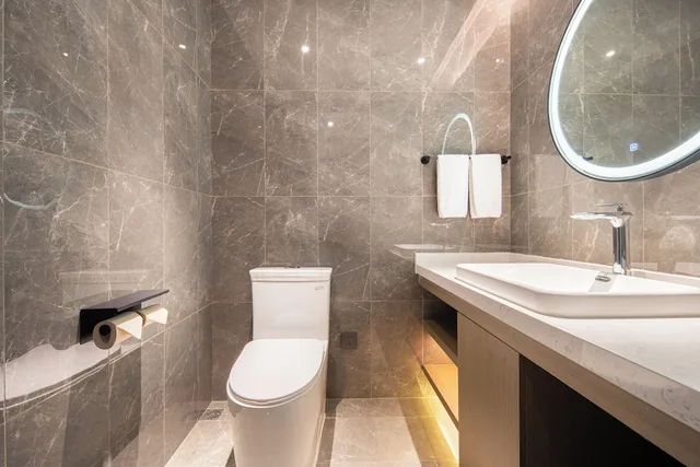 جناح بسرير كوين بإطلالة على المدينة، Rezen Longuu Hotel (Guangzhou Baiyun Airport Cultural Tourism City) 5/6