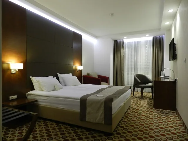 غرفة ديلوكس بسرير كينج مع أريكة، Central Hotel 2/5