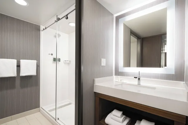 غرفة بسرير كينج لذوي الإعاقة، Courtyard By Marriott Seattle Downtown Lake Union 4/4