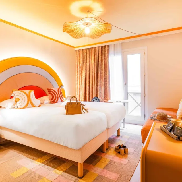 غرفة بسريرين منفصلين، Nice Pam Hotel 2/3