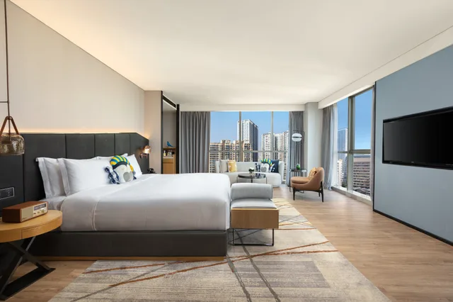 جناح بسرير كينج، Pentahotel Chengdu Convention Centre 1/3