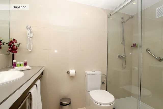 استوديو سوبيريور بسريرين منفصلين بإطلالة على البحر بشرفة مع أريكة، Aparthotel Nereida 1/2
