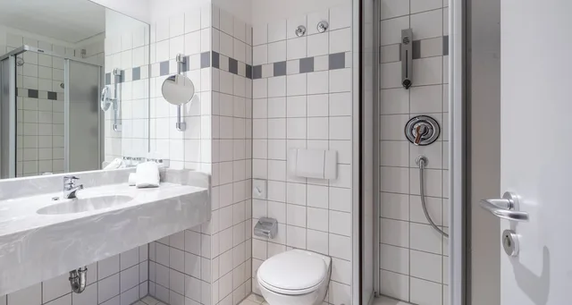 غرفة قياسية بسريرين منفصلين، Plaza Hotel Zwickau 4/5