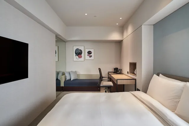 غرفة بزنس بسرير كينج، K Hotel Taipei Nanjing 3/8