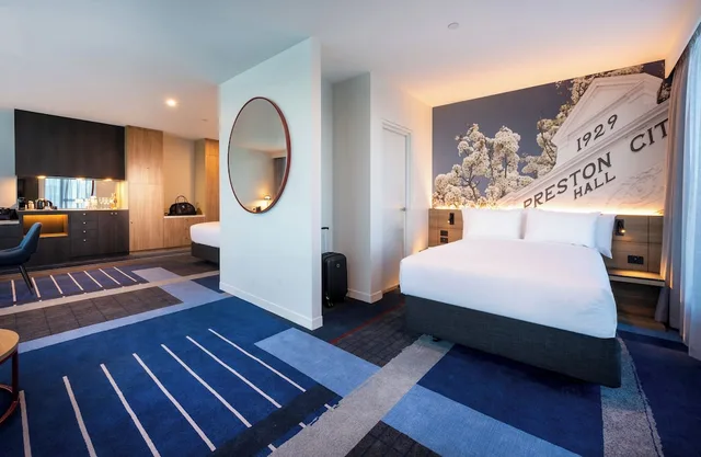 غرفة ديلوكس بسريرين مزدوجين، Novotel Melbourne Preston 1/7