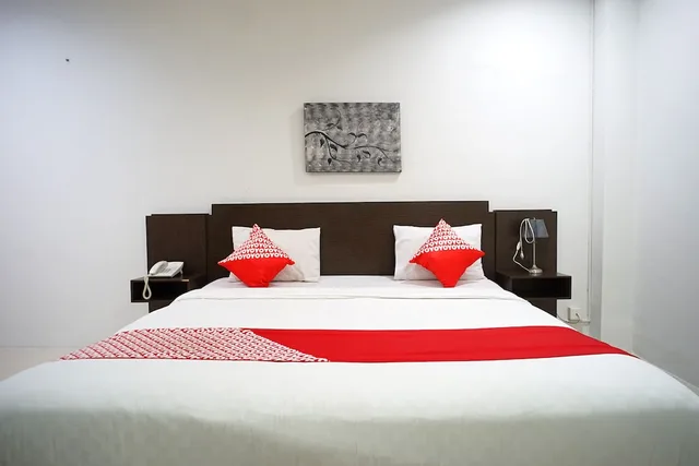 غرفة ديلوكس بسرير مزدوج، OYO 1477 Athar 88 Hotel 8/10