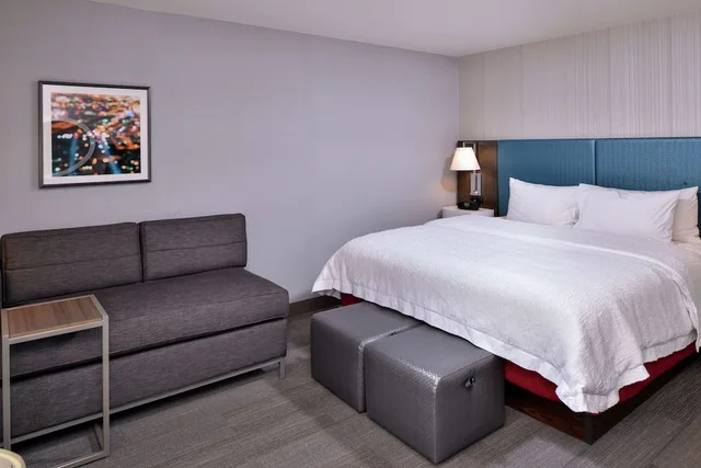 غرفة بسرير كينج مع أريكة، Hampton Inn Suites Carson City 1/3