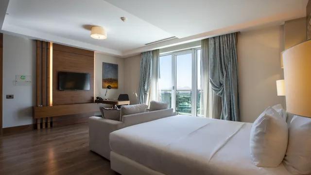 جناح بسرير كينج بحوض جاكوزي للمدخنين، Holiday Inn Ankara - Cukurambar 1/9
