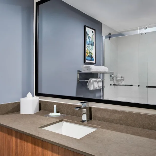 استوديو بسرير كينج بحوض استحمام لذوي الإعاقة، Fairfield Inn Suites San Diego Old Town 3/3