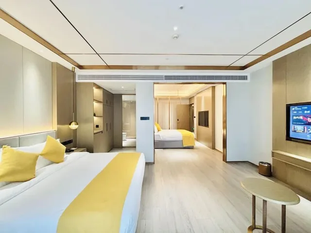 غرفة سوبيريور بسرير كينج وسرير كوين للمدخنين، Poltton International Apartment (Guangzhou Panyu Government Affairs Center) 2/3