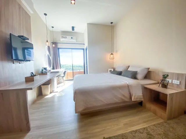 غرفة بسريرين منفصلين، I-Home Residence And Hotel 1/2