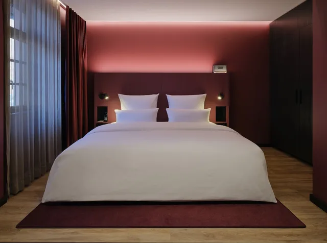 غرفة ديلوكس بسرير كينج في الملحق، Hotel am Sophienpark 3/6
