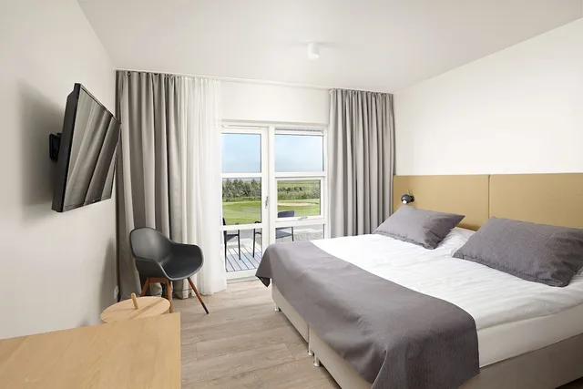 غرفة قياسية بسريرين منفصلين بحمام خاص، ICELANDAIR HOTEL HAMAR 3/5
