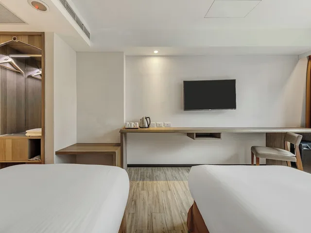 غرفة ثلاثية بثلاثة أسرّة، Guide Hotel Taipei Fuxing N. 8/10