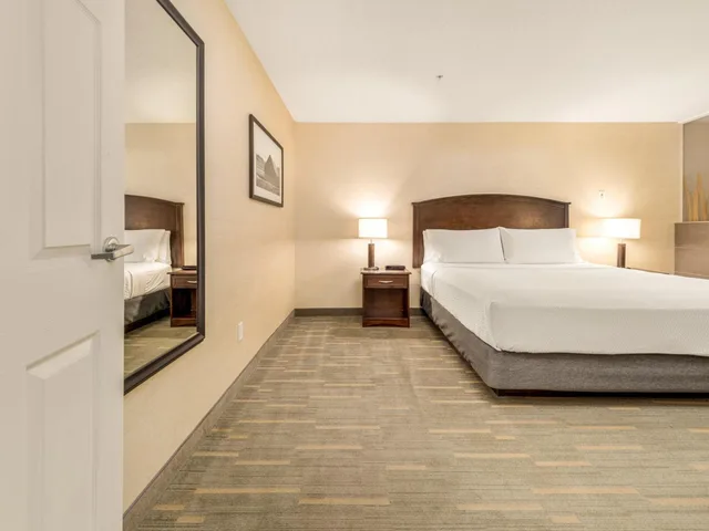 جناح بسرير كينج بإطلالة على المسبح مع أريكة، HOLIDAY INN LETHBRIDGE 1/6