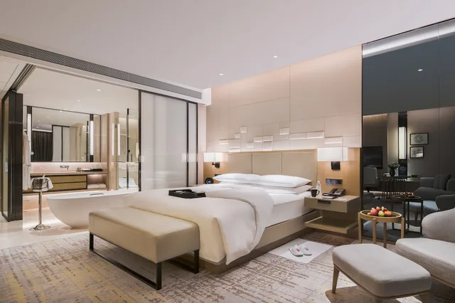 غرفة ديلوكس تنفيذية بسرير كينج، Chengdu Marriott Hotel Financial Centre 4/9