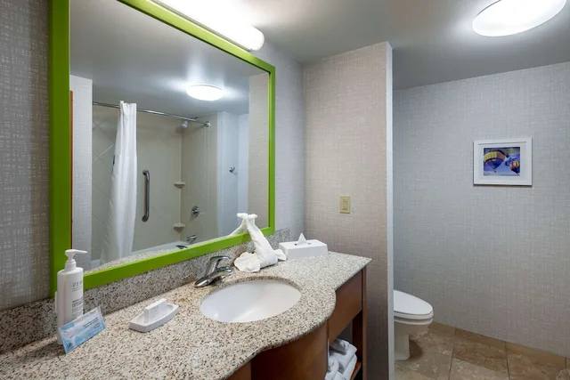 غرفة قياسية بسرير كينج لذوي الإعاقة، Hampton Inn Suites St Louis At Forest Park Mo 4/5