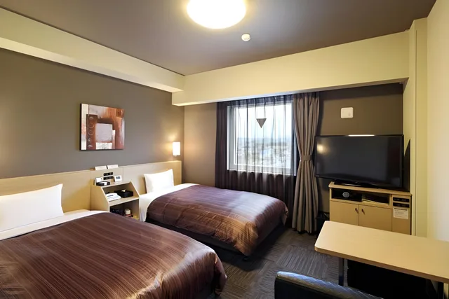 غرفة قياسية بسريرين منفصلين للمدخنين، Hotel Route-Inn Kanuma Inter 1/1