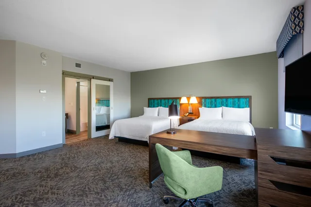 Suite, 2 Queen Beds, Hampton Inn and Suites Edmonton St. Albert, AB 1/5