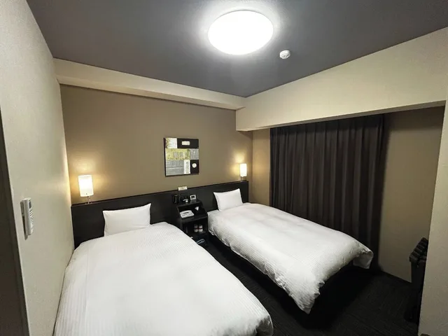 غرفة كومفورت بسريرين منفصلين، Hotel Route Inn Toyama Inter 2/9