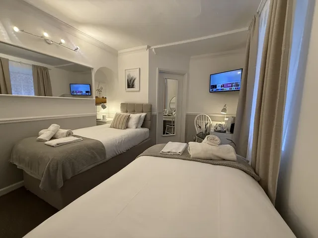 غرفة قياسية بسريرين منفصلين، Central Hotel 5/8