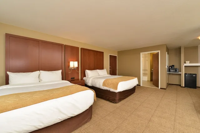 جناح بسريرين كوين مع أريكة لذوي الإعاقة، Comfort Suites Minot South 1/5