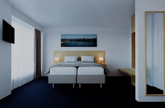 River, Junior Suite, Twin Beds, Sofa, Sorell Hotel Merian 4/10